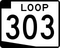 State Route 303 marker