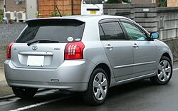 Corolla Runx Rear view
