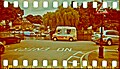 Kodak Color Plus negative film shot with a Holga, processed with E-6 chemistry