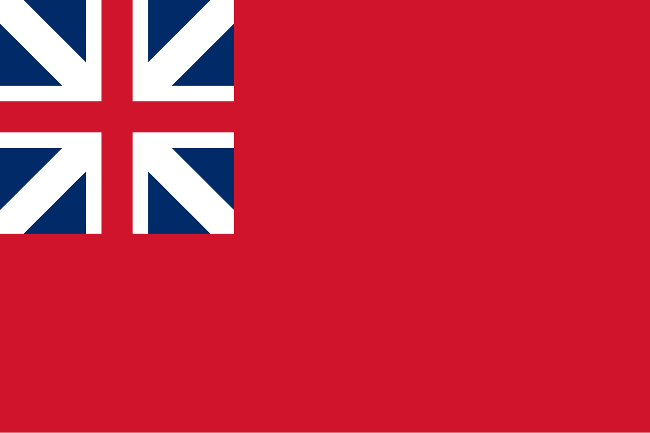 Red ensign of Great Britain (1707–1800, square canton).svg