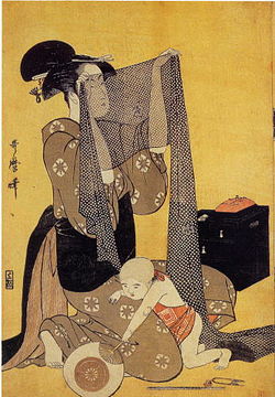 Hari-shigoto ("Needlework"), c. 1794–95