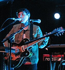 Karazija, frontman of Low Roar, in 2012