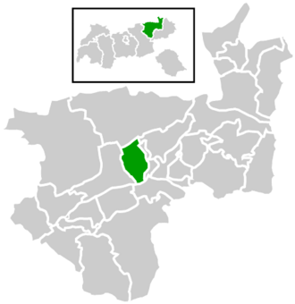 Location within Kufstein district