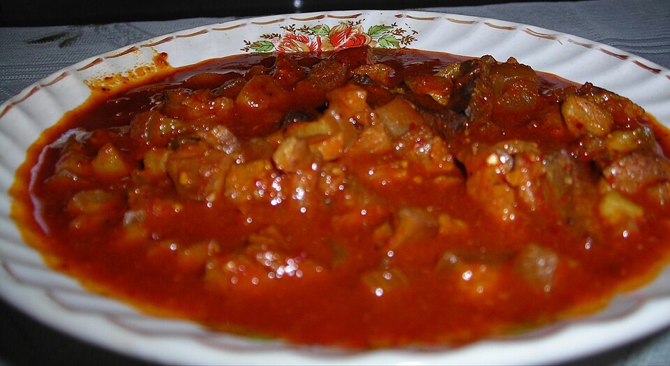 Goa's homestyle "Sorpotel", a picquant pork gravy