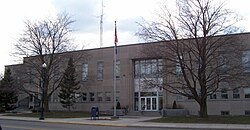 Shawano County Courthouse, built mid-1950s