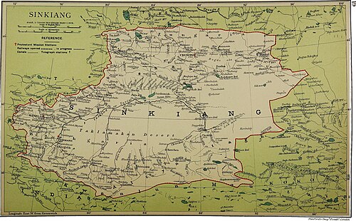 Map including Awat (1917)