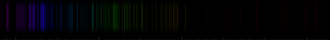 Color lines in a spectral range