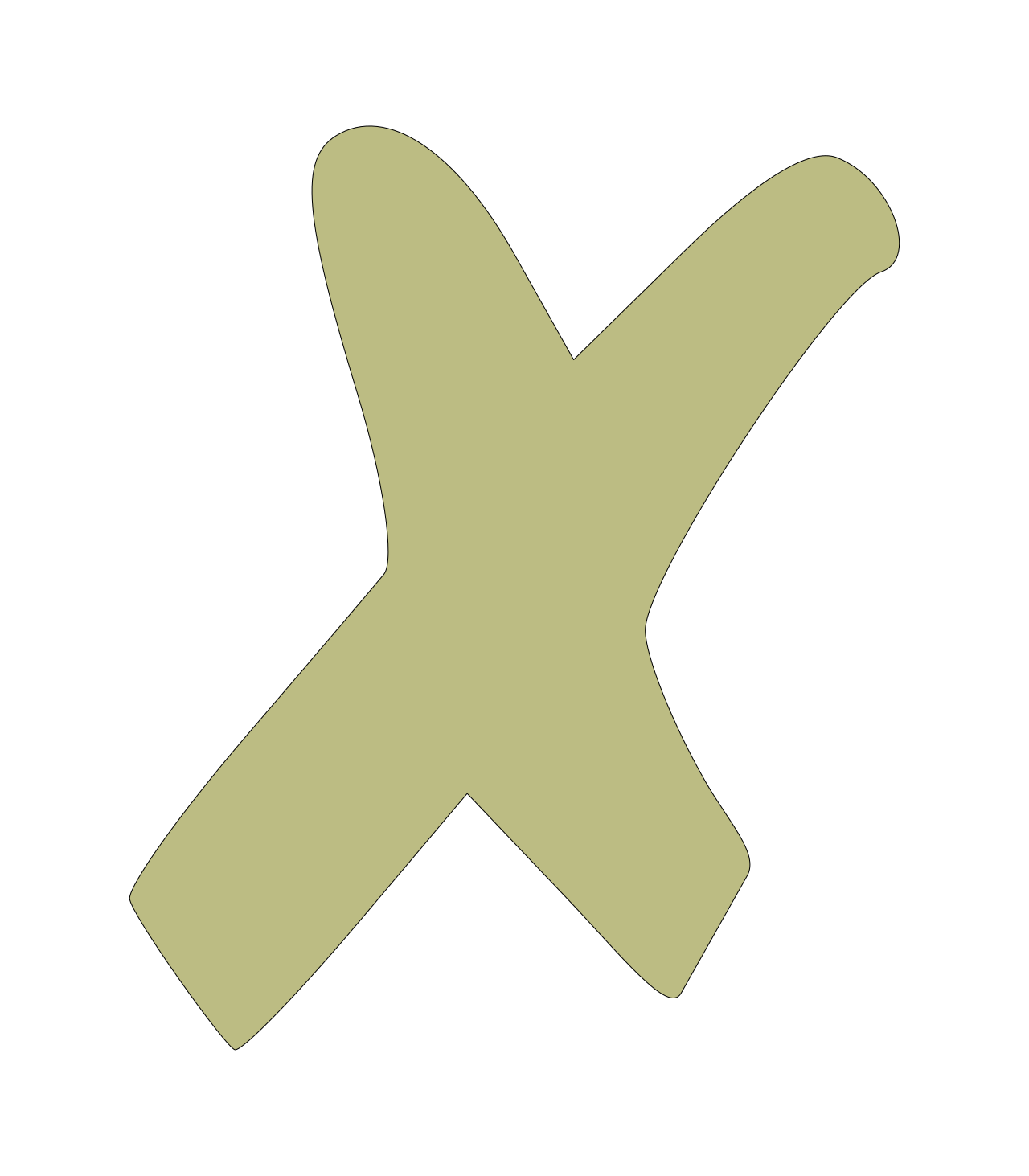 Light brown x.svg