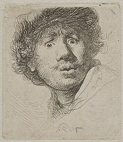 Self-portrait by Rembrandt