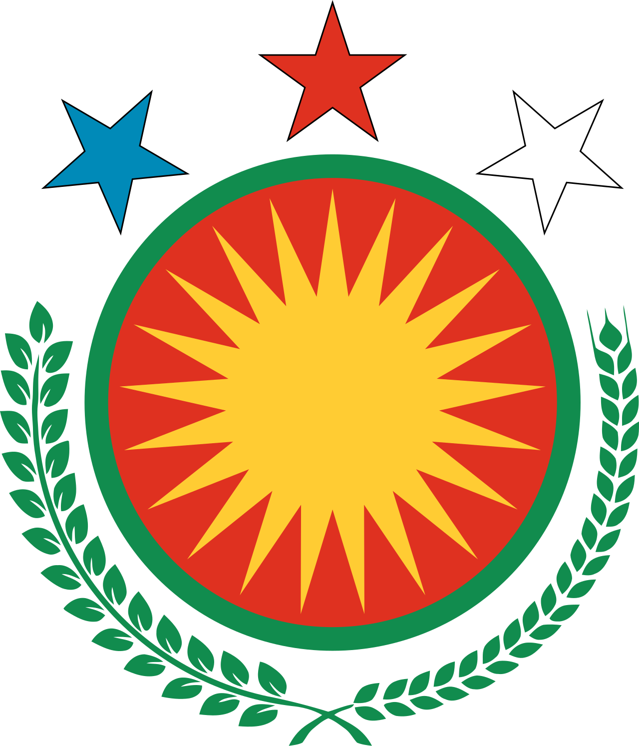 Coat of Arms of Rojava.svg