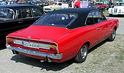 Opel Commodore A coupe rear
