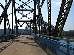 View on the bridge