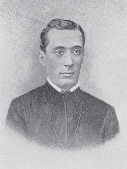 Bust-length portrait of Russo