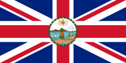 Flag of the governor-in-chief of the British Leeward Islands (1874–1952)