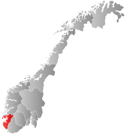 Rogaland within Norway