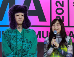 Yoasobi in November 2024 L-R: Ayase and Ikura
