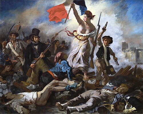 Liberty Leading the People (1830) by Eugène Delacroix, restored in 2024