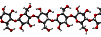 Three-dimensional structure of cellulose