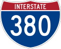 Interstate 380 marker