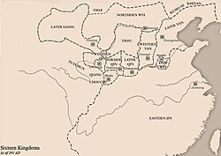 Later Yan in 391 AD