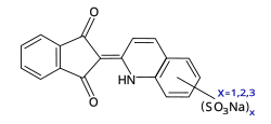 Quinoline Yellow WS, yellow