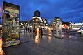 Short section of the Berlin Wall at Potsdamer Platz, March 2009