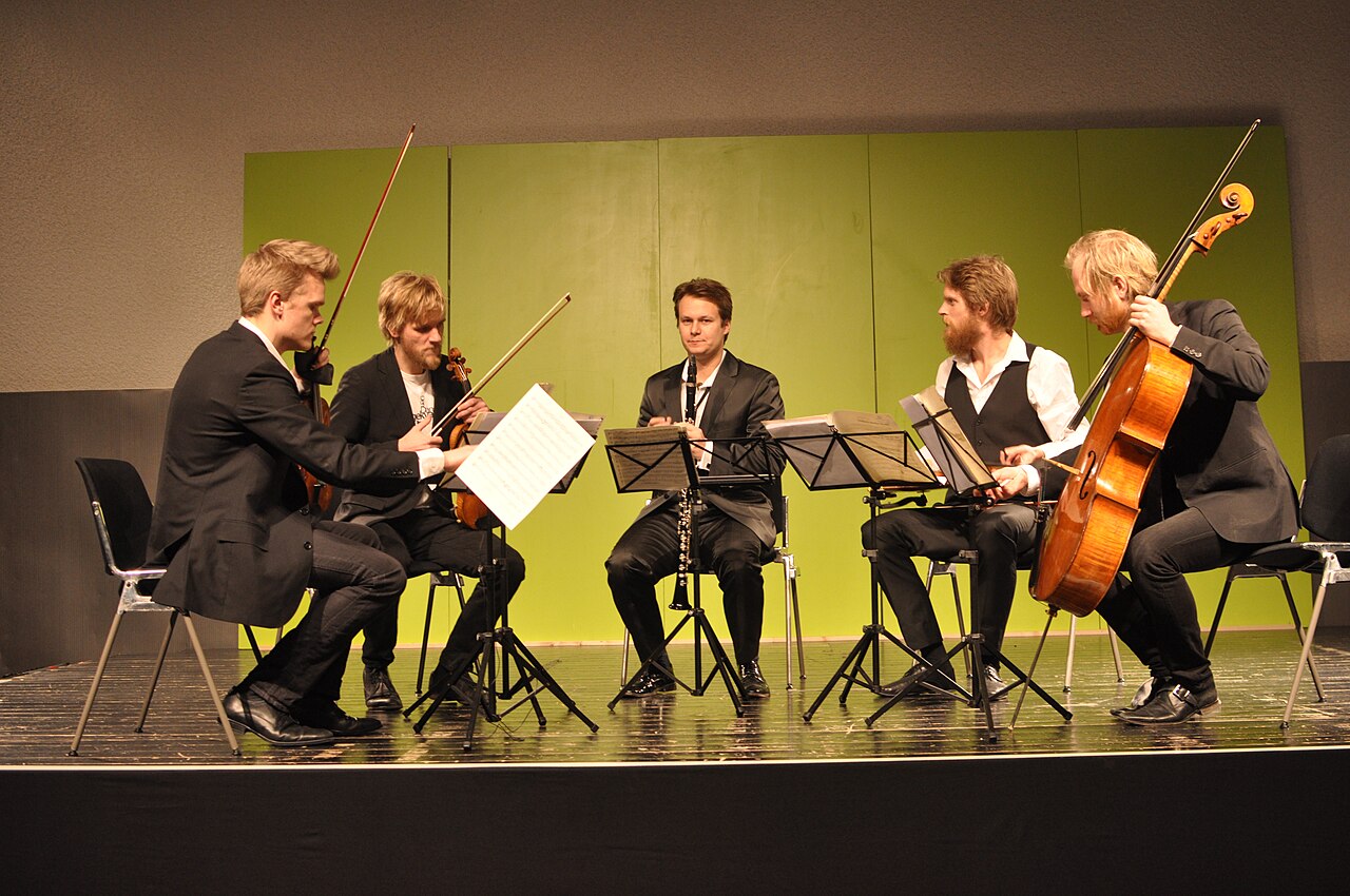 Danish String Quartet Sebastian Manz Klarinette Heidelberger Frühling 2013 Bild 01.JPG