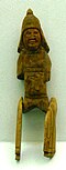 Wooden figure of a Tangut soldier