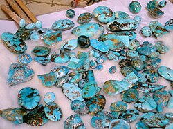 Turquoise of Nishapur in Madan-e Olya of Nishapur