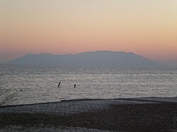 View of Samothrace from the city