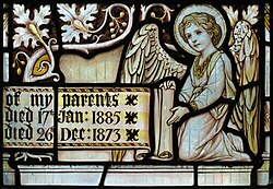 St Leonard's Church Inscribed window