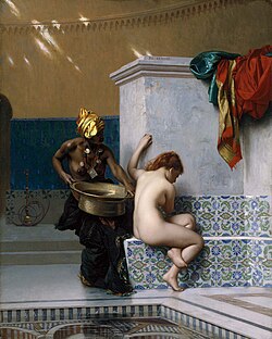 Moorish Bath, by Jean-Léon Gérôme, 1870