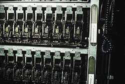 An array of stepping switches
