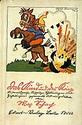 Kurrent script used for text in a 1916 children's book