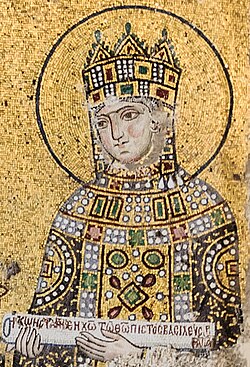 Mosaic of Zoë at the Hagia Sophia.[c]