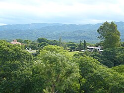 View of the La Caldera Valley