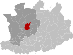 Location of Schilde in the province of Antwerp