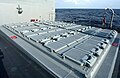 The VLS cells onboard USS San Jacinto.