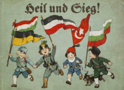 Personifications of the four members of the Central Powers