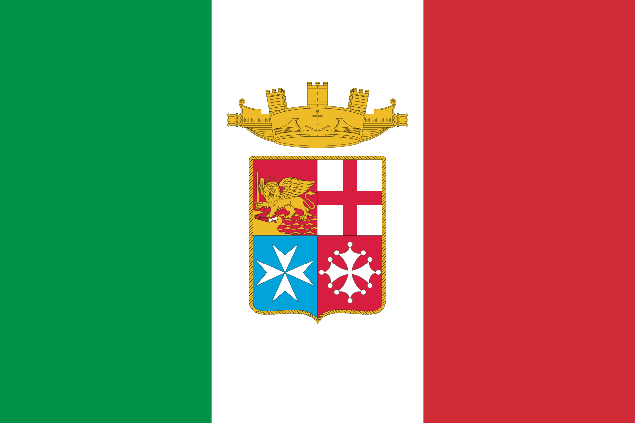 Naval ensign of Italy.svg