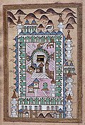 A 1787 Ottoman Turkish map of Masjid al-Haram, and related religious sites, such as Jabal al-Nour