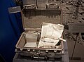 Sample collection case, containing collection bags for use on the surface, at the National Museum of Natural History