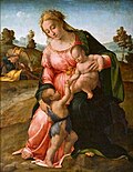 Madonna and Child with St. John the Baptist, circa 1505–1510. Ponce, Museo de Arte de Ponce.