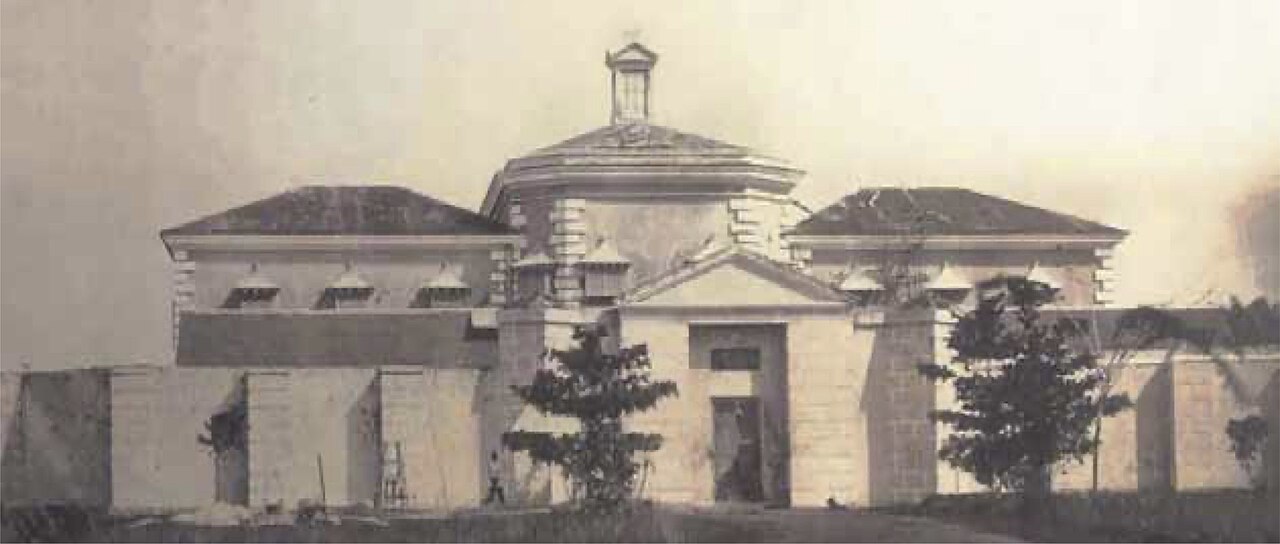 Photograph of Outram Prison (Pearl’s Hill Prison) in the 1850's.jpg
