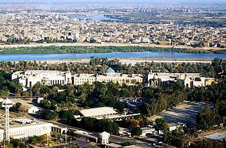 View of Karradat Mariam in Baghdad