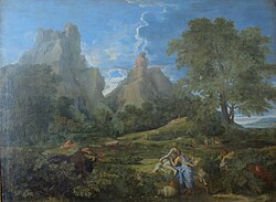 Landscape with Polyphemus, by Nicolas Poussin