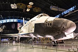Discovery on display at Udvar-Hazy Center in Virginia