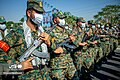Islamic Revolutionary Guard Corps (IRGC) wearing MARPAT-clone uniforms in a military parade, 2022