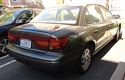 2000-2002 SL2 rear. SL2s feature a full light bar on the trunk lid