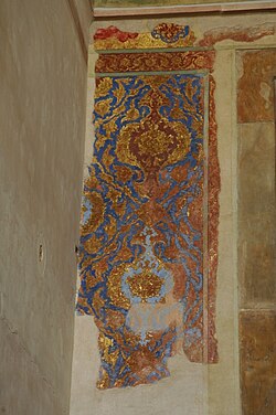 Wall decoration in the Ali Qapu Palace